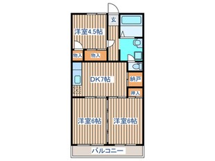 八百ふじ南光台ビルの物件間取画像